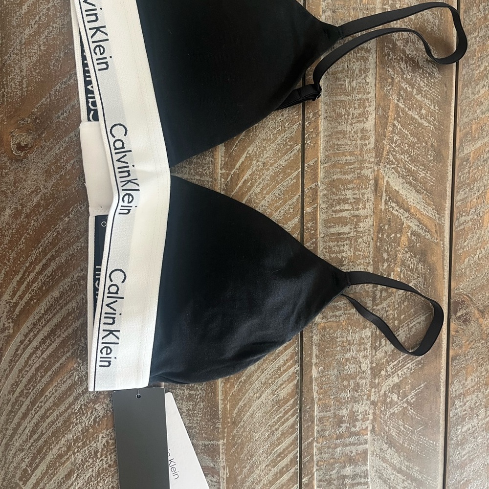 Calvin Klein Black and White Bra